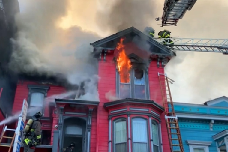VIDEO: San Francisco Mission District Blaze Displaces Residents and Monks, Historic Victorian House Damaged