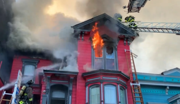 VIDEO: San Francisco Mission District Blaze Displaces Residents and Monks, Historic Victorian House Damaged