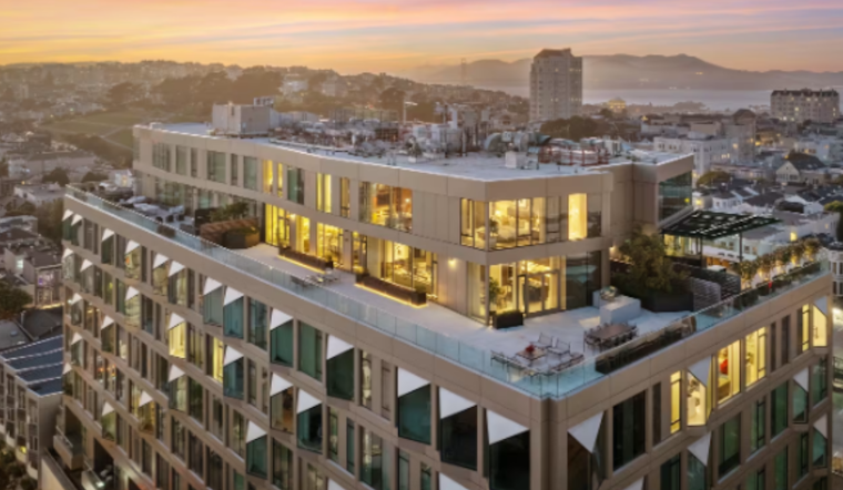 San Francisco's Pacific Heights Sees Luxurious $30 Million Penthouse Hit the Market, Among City's Priciest