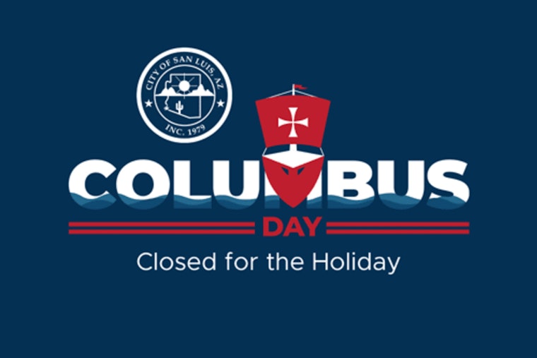 San Luis Announces Columbus Day Closures and Service Changes; Emergency Lines Remain Open