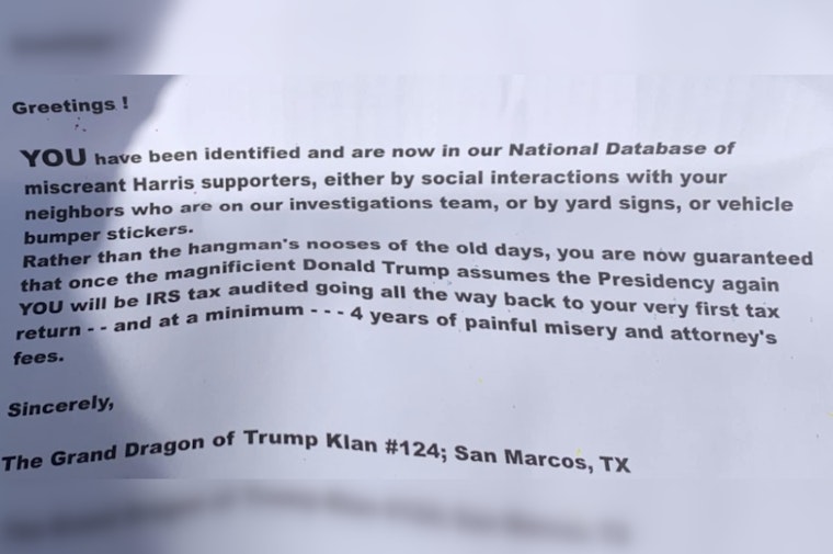 San Marcos Police Investigate Threatening Flyers Targeting Vice President Harris' Supporters