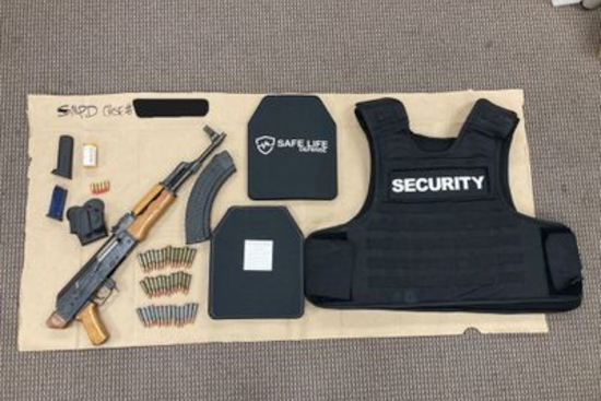 San Mateo Man Charged with Gun-Related Felonies, Police Seize Assault Rifle from Convicted Felon