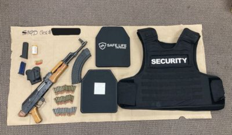 San Mateo Man Charged with Gun-Related Felonies, Police Seize Assault Rifle from Convicted Felon
