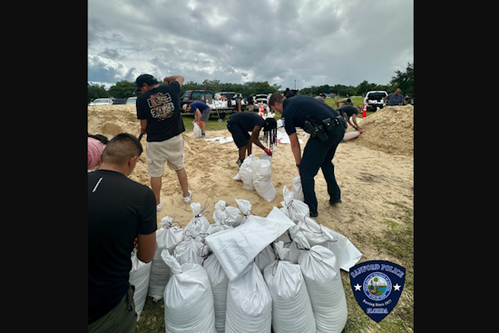 Sanford Community Rallies Together Post-Hurricane Milton, Spotlighted by Local Police’s Showing of Unity and Resilience