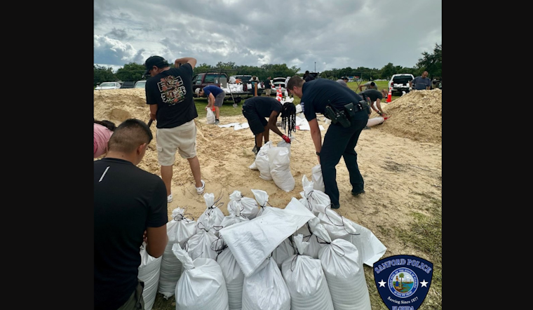 Sanford Community Rallies Together Post-Hurricane Milton, Spotlighted by Local Police’s Showing of Unity and Resilience