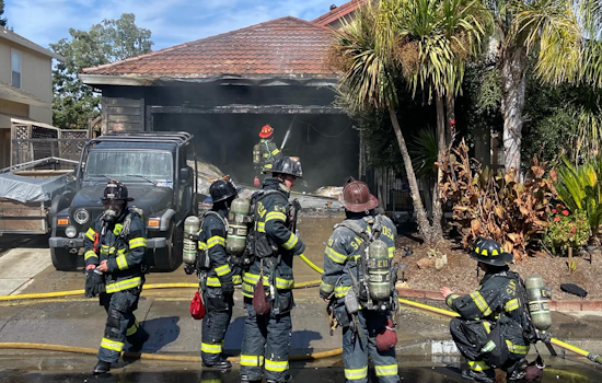 Santa Rosa Home Engulfed by Flames, Resident and Pet Evacuated Safely