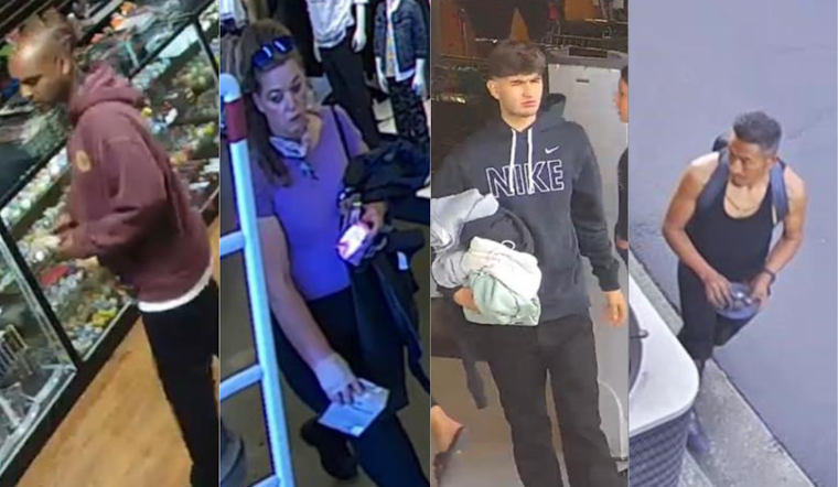 Santa Rosa Police Seek Assistance to Identify Suspects in Series of Property Crimes