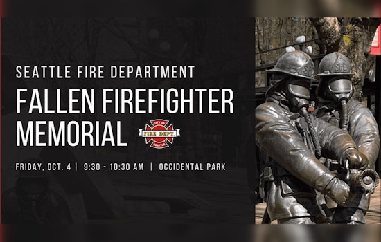 Seattle to Honor Fallen Heroes at Annual Firefighter Memorial in Occidental Park