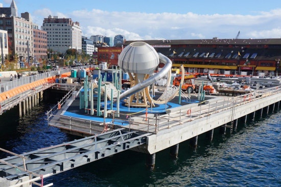 Seattle's Pier 58 Set for Spring Revival with Unique Jellyfish Playground and Inclusive Public Spaces