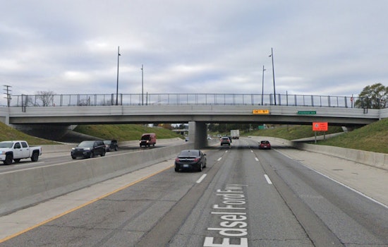 Semi-Truck Hauling Stolen Excavator Strikes Overpass on I-94 in Detroit, Suspect at Large