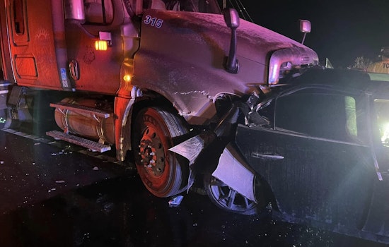 Several Injured in Multi-Vehicle Collision Involving Semi-Truck in Mustang Ridge