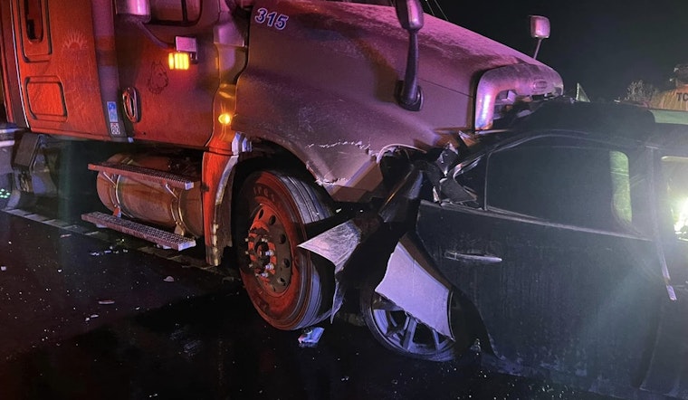Several Injured in Multi-Vehicle Collision Involving Semi-Truck in Mustang Ridge