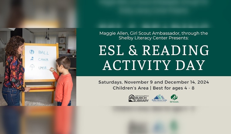 Shelby Literacy Center to Host ESL & Reading Activity Days for Kids in Collierville