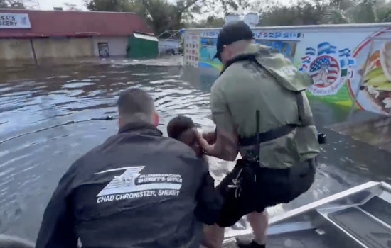 Sheriff's Heroic Rescue of Teen Stranded in Tampa Floodwaters Following Hurricane Milton