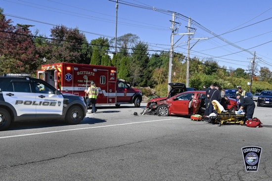Six Injured, Including Infants, in Multi-Car Crash in Cohasset as Elderly Driver is Cited for Speeding
