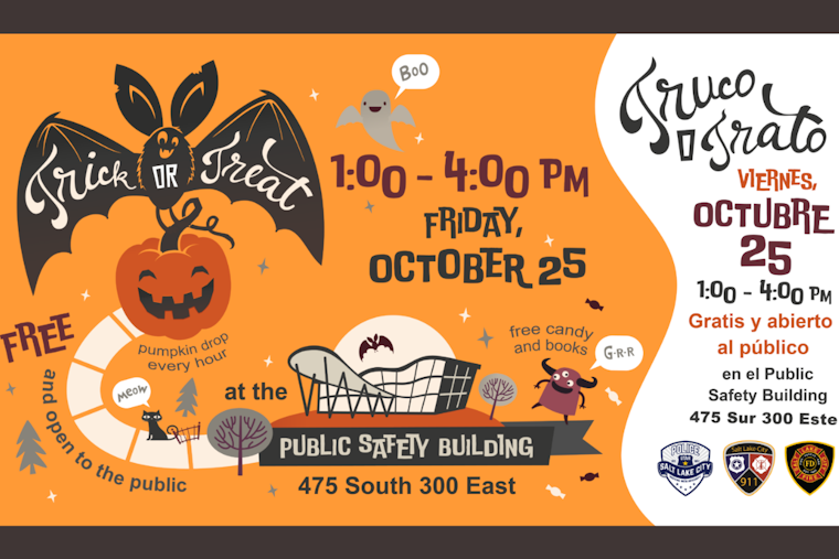 SLCPD Hosts Family-Friendly Halloween Fun Fest at Salt Lake City Public Safety Building Plaza