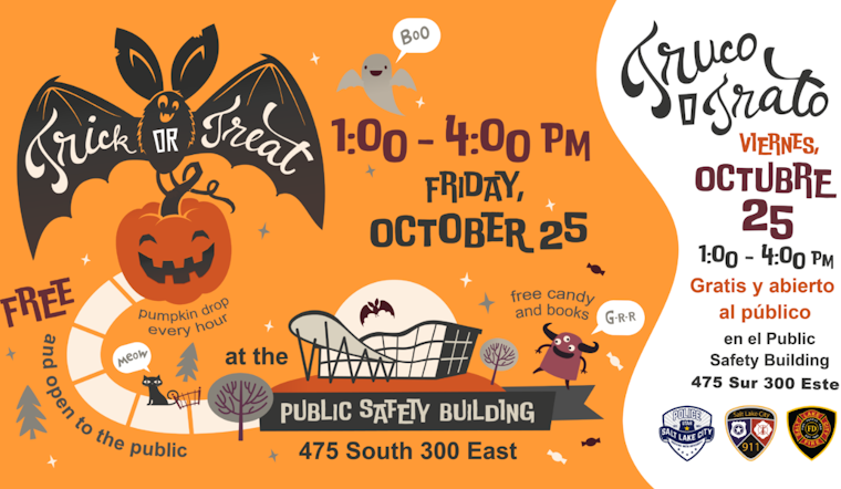 SLCPD Hosts Family-Friendly Halloween Fun Fest at Salt Lake City Public Safety Building Plaza