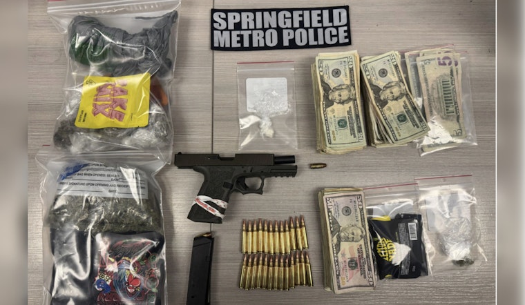 Springfield Police Seize "Ghost Gun," Drugs, and Cash During Traffic Stop