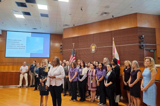 St. Johns County Commissioners Recognize October 2024 as Domestic Violence Awareness Month in Partnership with Betty Griffin Center