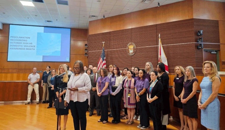 St. Johns County Commissioners Recognize October 2024 as Domestic Violence Awareness Month in Partnership with Betty Griffin Center