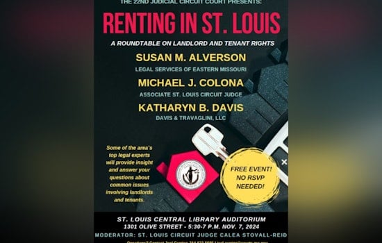 St. Louis Central Library to Host 'Renting in St. Louis' Panel with Legal Experts on November 7