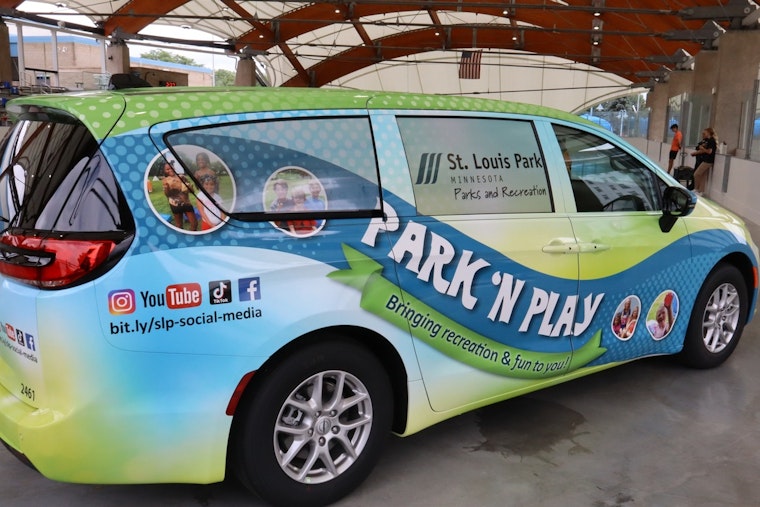 St. Louis Park and Hennepin County Library Team Up with Park N' Play Van for Child Literacy on Fridays in October