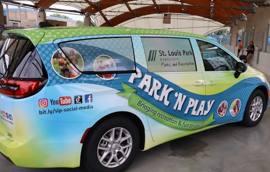 St. Louis Park and Hennepin County Library Team Up with Park N' Play Van for Child Literacy on Fridays in October