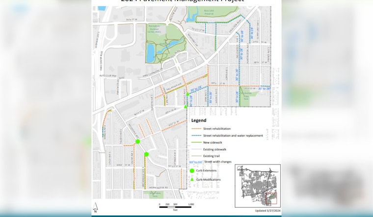St. Louis Park Nears Completion of 2024 Pavement Management Project with Progress in Phases 1-4