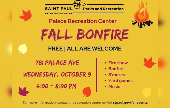 St. Paul's Palace Community Center Invites All to a Warm, Family-Friendly Bonfire This Wednesday