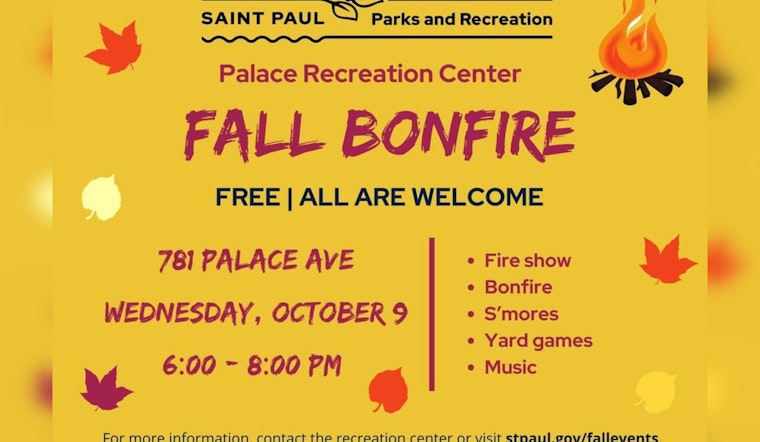 St. Paul's Palace Community Center Invites All to a Warm, Family-Friendly Bonfire This Wednesday