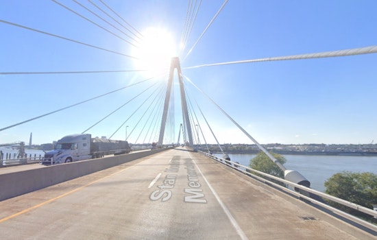 Stan Musial Veterans Memorial Bridge Closed Indefinitely Amid Nearby Warehouse Inferno in St. Louis
