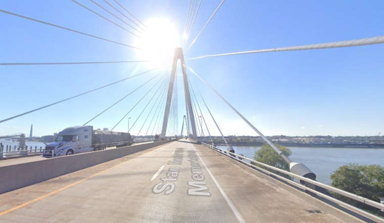Stan Musial Veterans Memorial Bridge Closed Indefinitely Amid Nearby Warehouse Inferno in St. Louis