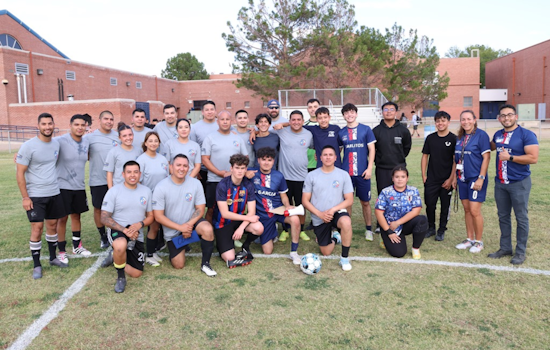 Students vs. Deputies Showdown: Clint Early College Academy and El Paso Sheriff's Deputies Unite in Friendly Soccer Match for Fundraising