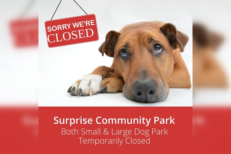 Surprise Community Dog Park to Close Temporarily for Upgrades Starting October 7