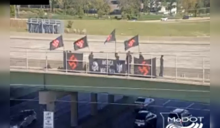 Swastika Incident on St. Louis Interstate Sparks Police Scrutiny and Public Outrage Following Neo-Nazi Group's Overpass Rally