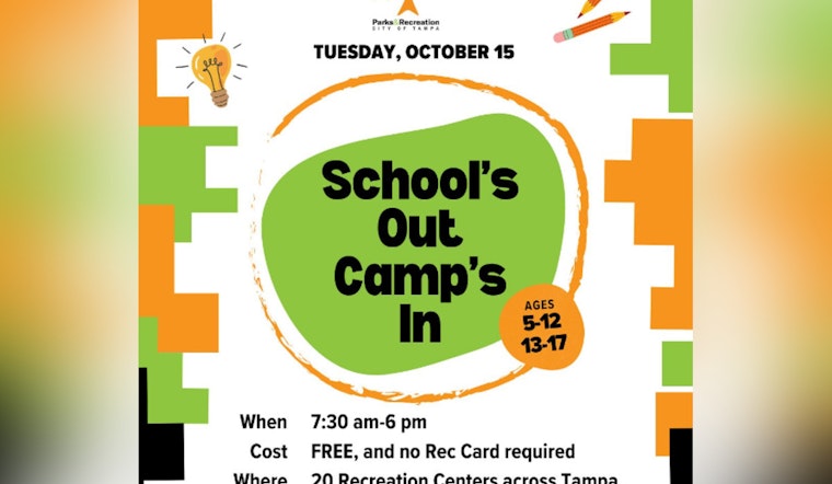 Tampa Launches 'School’s Out, Camp’s In' Program to Aid Working Parents During School Closures