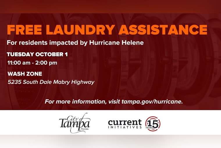 Tampa Offers Free Laundry Services to Residents Affected by Hurricane Helene