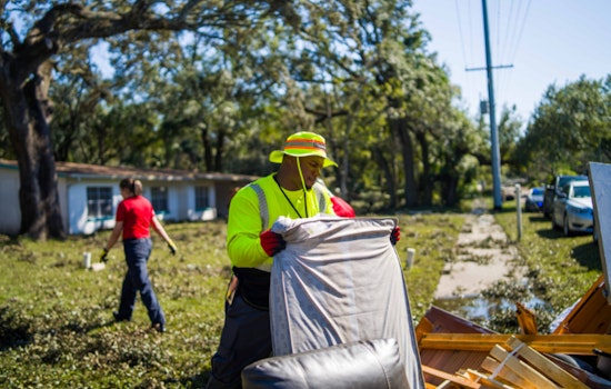 Tampa Tackles Titanic Clear-Up, City Aims to Whisk Away a Million Yards of Hurricane Debris in Record Time
