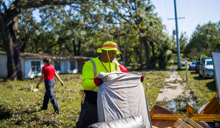 Tampa Tackles Titanic Clear-Up, City Aims to Whisk Away a Million Yards of Hurricane Debris in Record Time