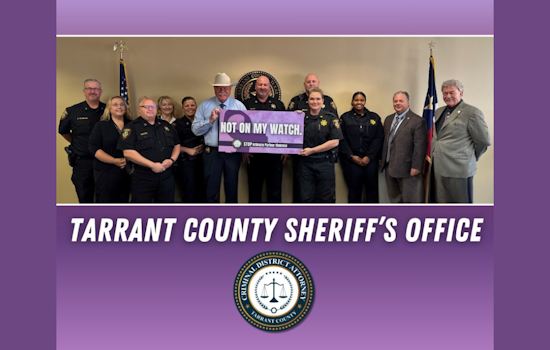 Tarrant County Sheriff Intensifies Fight Against Domestic Violence with "Not On My Watch" Campaign