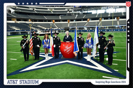 Tarrant County Sheriff’s Office Honor Guard Displays Civic Spirit at Annual Salvation Army Luncheon at AT&T Stadium