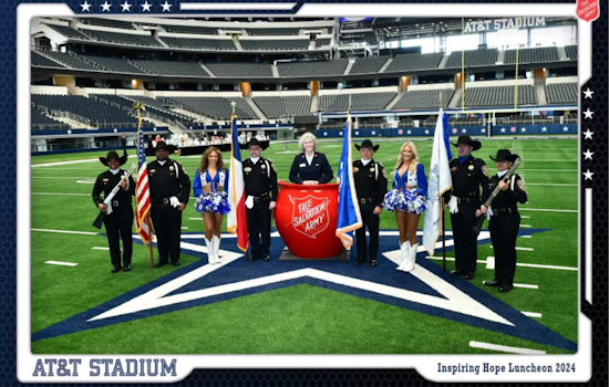 Tarrant County Sheriff’s Office Honor Guard Displays Civic Spirit at Annual Salvation Army Luncheon at AT&T Stadium