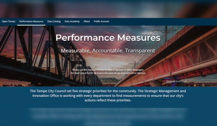 Tempe Wins Prestigious Digital Government Award for Wastewater BioIntel Program and Transparency Hub