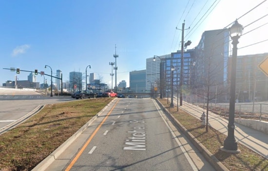 Temporary Road Closure on Mitchell Street SW in Atlanta for Crane Removal