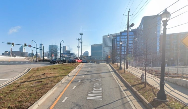 Temporary Road Closure on Mitchell Street SW in Atlanta for Crane Removal