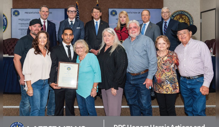 Texas Department of Public Safety Lauds Heroic Actions of Law Enforcement and Civilians at October Meeting