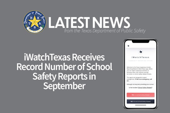 Texas Department of Public Safety Notes Record Surge in School Safety Reports for September 2024