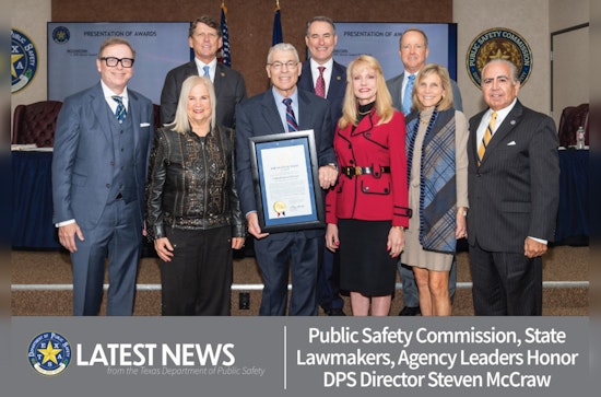 Texas DPS Honors Retiring Director Steven C. McCraw with Training Center Dedication in Williamson County
