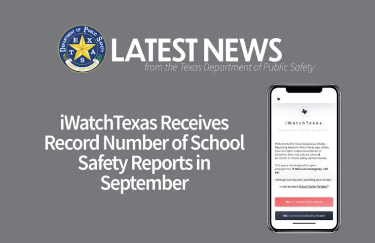 Texas Sees Spike in School Safety Alerts Through iWatchTexas Program