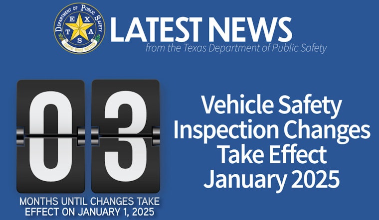 Texas to Scrap Vehicle Safety Inspections for Private Cars in 2025, Maintains Emissions Testing in Urban Areas